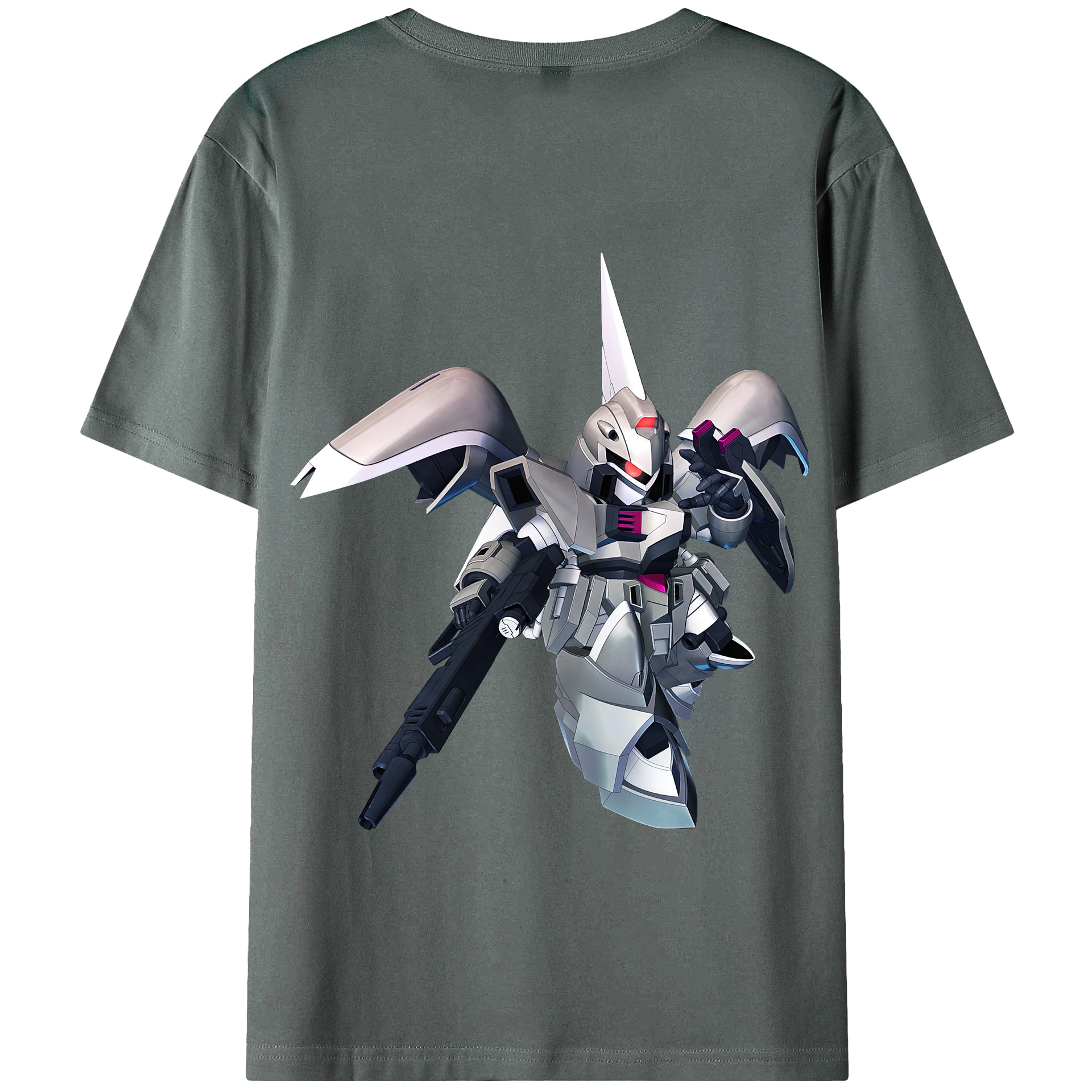（画像用） 機動戦士ガンダム Mobile Suit Gundam 綿100％半袖Tシャツ（背面プリント）